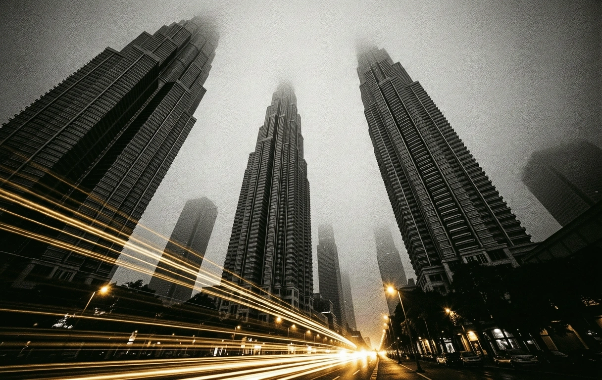 Jakarta financial district architectural perspective