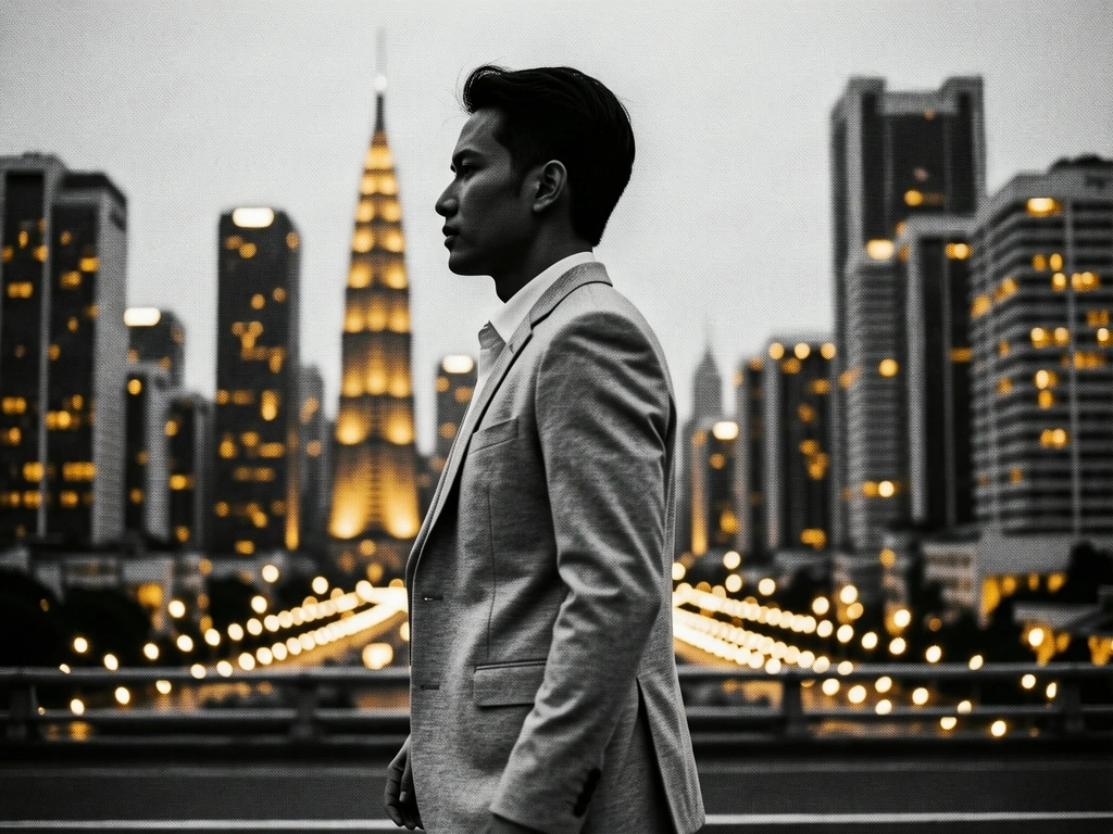 Men's sartorial precision
